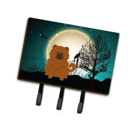 Carolines Treasures Halloween Scary Chow Chow Red Leash or Key Holder BB2332TH68